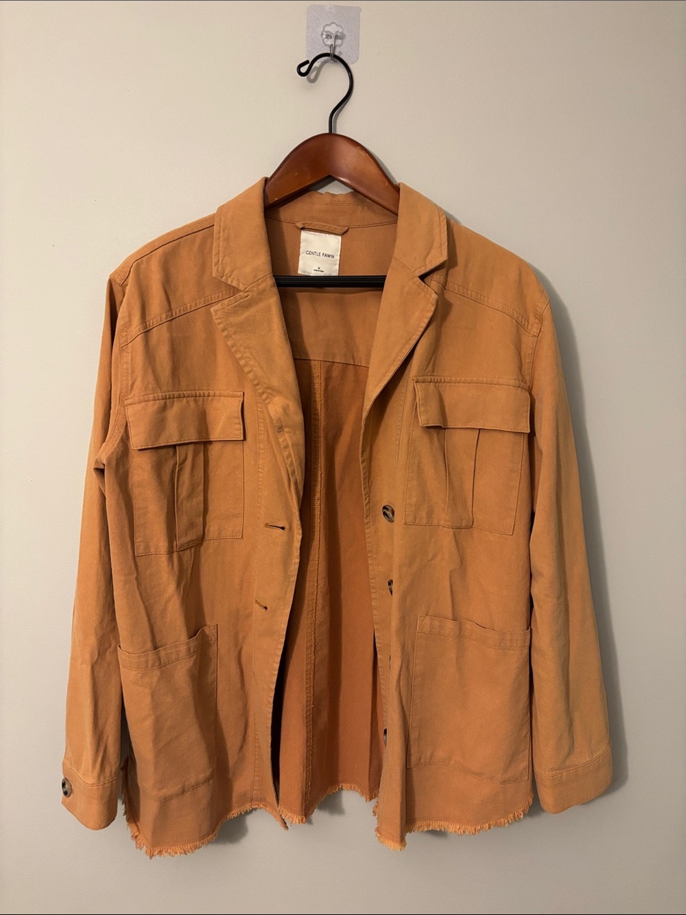 Gentle Fawn Rust-Tan 💯 COTTON Jacket